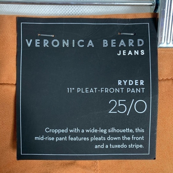Veronica Beard Ryder 11” pleat front pants - Picture 9 of 14
